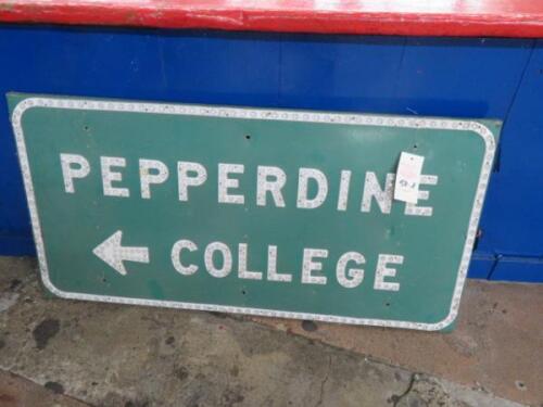 Pepperdine Sign