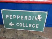 Pepperdine Sign