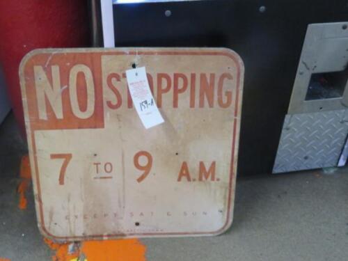 No Stopping Sign