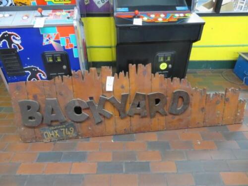 Backyard Sign