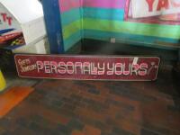 Personally Yours Sign