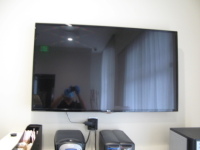 Room A104 Waiting Area, 55" LG Flat screen TV