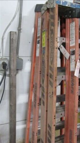2--asst 6 ft. Fiberglass ladders *** PLEASE NOTE: This lot is offered subject to bulk bid offer on lot 118