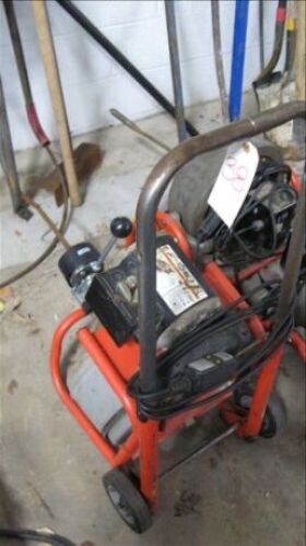 1-Rigid K-400T2 drain cleaner *** PLEASE NOTE: This lot is offered subject to bulk bid offer on lot 118