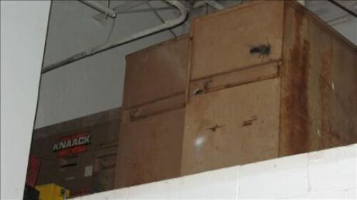 4 Job boxes (above Men's room) Buyer will need a forklift to remove *** PLEASE NOTE: This lot is offered subject to bulk bid offer on lot 118