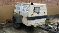 I/R Air compressor, portable, diesel, m/n 185 *** PLEASE NOTE: This lot is offered subject to bulk bid offer on lot 118