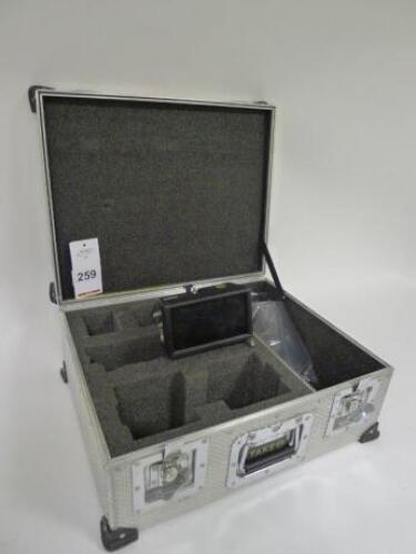 Transvideo R2RFRX 6.5 Inch Anamorphic Video Monitor with Flight Case and V-Lock Plate