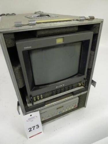 9 inch DV Combi Kit Comprising of Sony PVM 9 inch Monitor, Sony DSR-11 DVCAM Mini Recorder with Flight Case