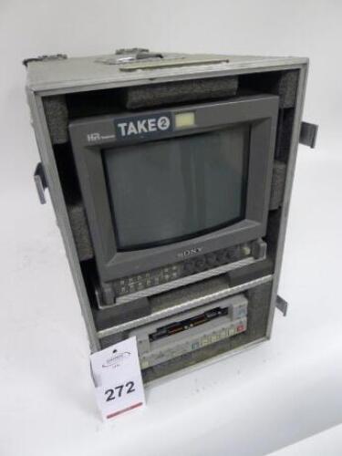 9 inch DV Combi Kit Comprising of Sony PVM 9 inch Monitor, Sony DSR-11 DVCAM Mini Recorder with Flight Case