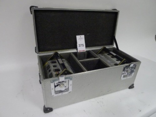 2 Cine Power Mega D 15 NIMH Batteries with Charger and Flight Case