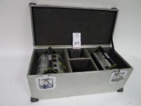 2 Cine Power Mega D 15 NIMH Batteries with Charger and Flight Case