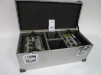 2 Cine Power Mega D 15 NIMH Batteries with Charger and Flight Case