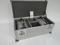 2 Cine Power Mega D 15 NIMH Batteries with Charger and Flight Case
