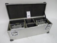 2 Cine Power Dolly Pack Nickel Cadmium Block Batteries with Charger and Flight Case