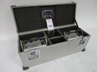 2 Cine Power Dolly Pack Nickel Cadmium Block Batteries with Charger and Flight Case