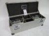 2 Cine Power Dolly Pack Nickel Cadmium Block Batteries with Charger and Flight Case