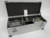 2 Cine Power Dolly Pack Nickel Cadmium Block Batteries with Charger and Flight Case