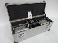 2 Cine Power Dolly Pack Nickel Cadmium Block Batteries with Charger and Flight Case