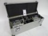 2 Cine Power Dolly Pack Nickel Cadmium Block Batteries with Charger and Flight Case