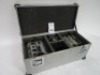 2 Cine Power Dolly Pack Nickel Cadmium Block Batteries with Charger and Flight Case