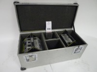 2 Cine Power Dolly Pack Nickel Cadmium Block Batteries with Charger and Flight Case