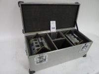2 Cine Power Dolly Pack Nickel Cadmium Block Batteries with Charger and Flight Case