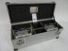 2 Cine Power Dolly Pack Nickel Cadmium Block Batteries with Charger and Flight Case
