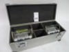 2 Cine Power Dolly Pack Nickel Cadmium Block Batteries with Charger and Flight Case