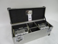 2 Cine Power Dolly Pack Nickel Cadmium Block Batteries with Charger and Flight Case
