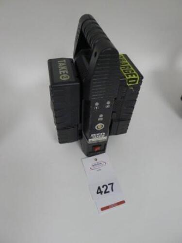RED CVTR2 Brick Charger with 2, 14.8 Volt Lithium Ion Batteries