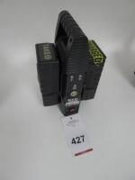 RED CVTR2 Brick Charger with 2, 14.8 Volt Lithium Ion Batteries
