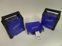 2 Anton Bauer Cine VCLX CA 14.4 Volt -28 Volt Batteries with Charger Unit
