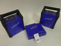2 Anton Bauer Cine VCLX 14.4 Volt -28 Volt Batteries with Charger Unit