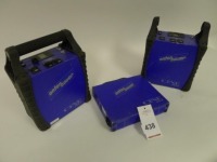 2 Anton Bauer Cine VCLX 14.4 Volt -28 Volt Batteries with Charger Unit
