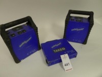 2 Anton Bauer Cine VCLX 14.4 Volt -28 Volt Batteries with Charger Unit
