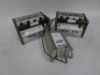 2 Cine Power Mega D 15 NIMH Batteries with Charger