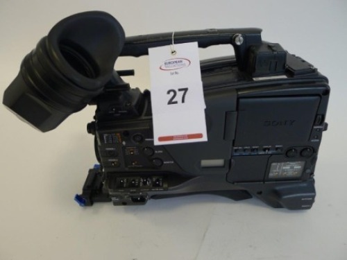 Sony PDW-F800 Professional Disc Camcorder,&nbsp;Serial No. 60249, 4355 Hours