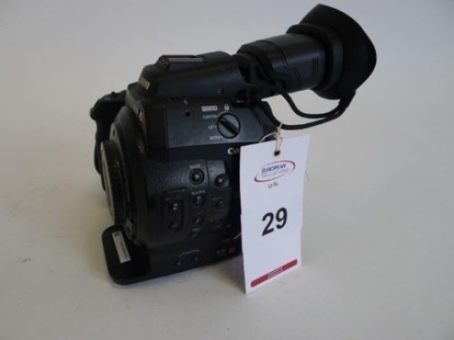 Canon EOS C300 Cinema Camera,&nbsp;Serial No. 534000000000, 2662 Hours, with monitor