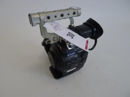 Canon EOS C300 Cinema Camera,&nbsp;Serial No. 534000000000, 1495 Hours, with monitor