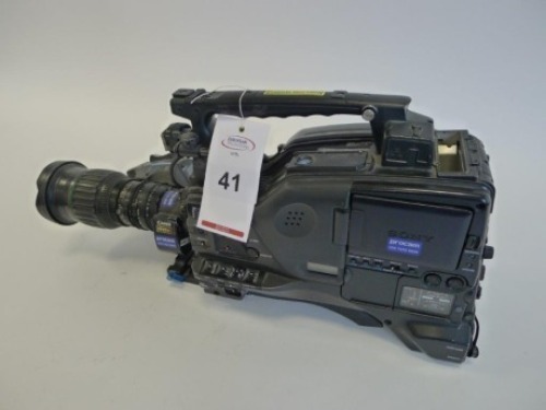 Sony PDW-F800 Professional Disc Camcorder with Canon HJ11EX 4.7B 4.7-52mm Zoom Lens,&nbsp;Serial No. 60226, 3189 Hours