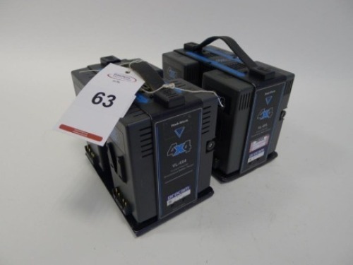 2 Hawk Woods VL-4X4 Simultaneous V-Lock Battery Chargers