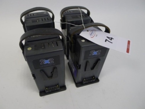 4 Hawk Woods VL-2X2P V-Lock Dual Battery Chargers
