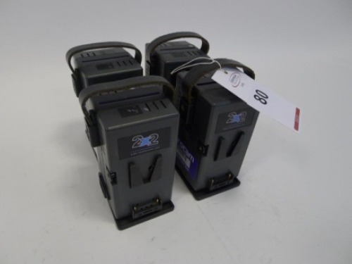 4 Hawk Woods VL-2X2P V-Lock Dual Battery Chargers