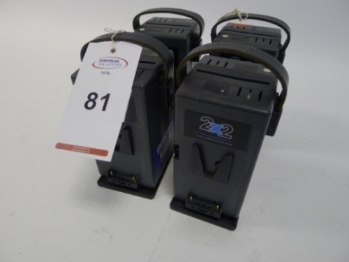 4 Hawk Woods VL-2X2P V-Lock Dual Battery Chargers