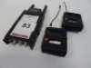 Sony DWR-SO2D Wireless Receiver and 2 Sony DWT -BO1 Wireless Bodypack Transmitters
