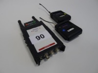 Sony DWR-SO2D Wireless Receiver and 2 Sony DWT -BO1 Wireless Bodypack Transmitters