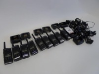 9 Motorola XTNiD Walkie TALKIES with Desktop Chargers