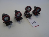 4 Dedolight REDZilla Mini On-board InfraRed LED Light Heads