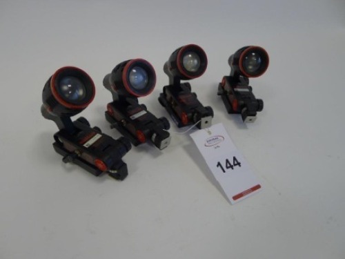 4 Dedolight REDZilla Mini On-board InfraRed LED Light Heads
