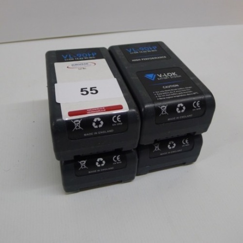 4 Hawk Woods VL-90HP Lithium Ion Batteries